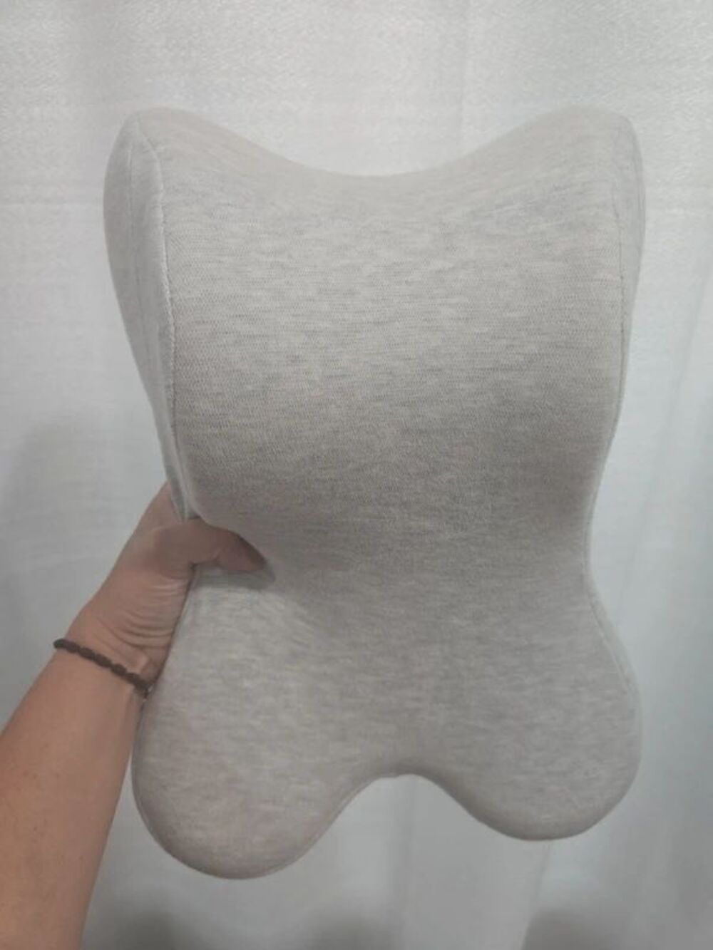 Ergonomic Neck Support Pillow – Gray